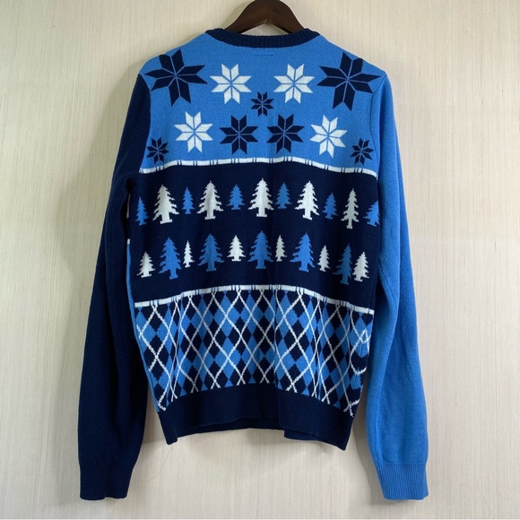 Tennessee Titans Men’s Busy Block NFL Team Apparel Sweater Blue Size Large - Picture 2 of 8